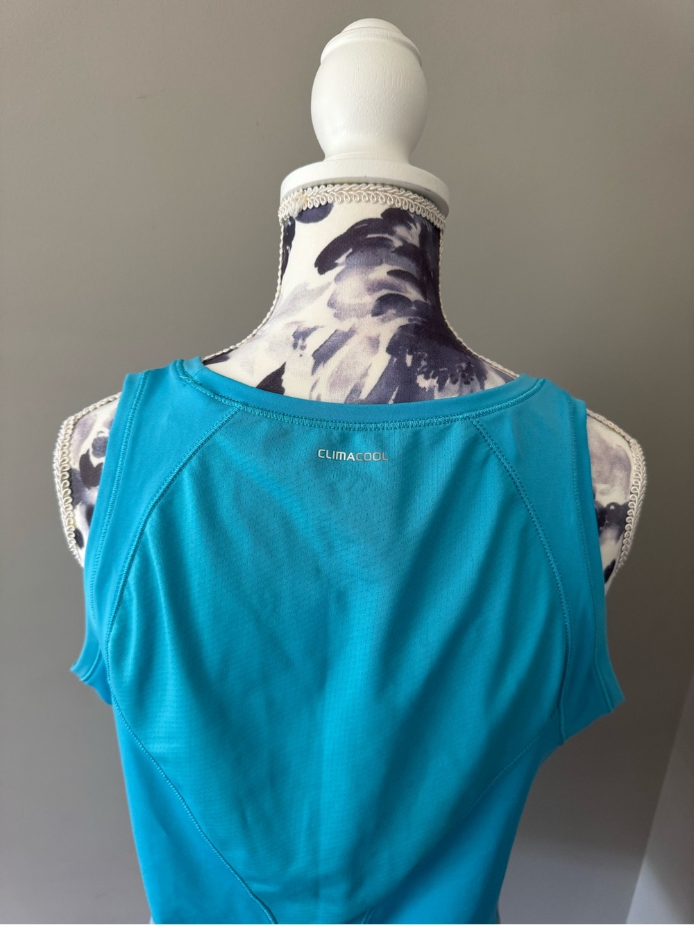 Blue Adidas Climacool Workout Tank Top With Racerback - Picture 5 of 11